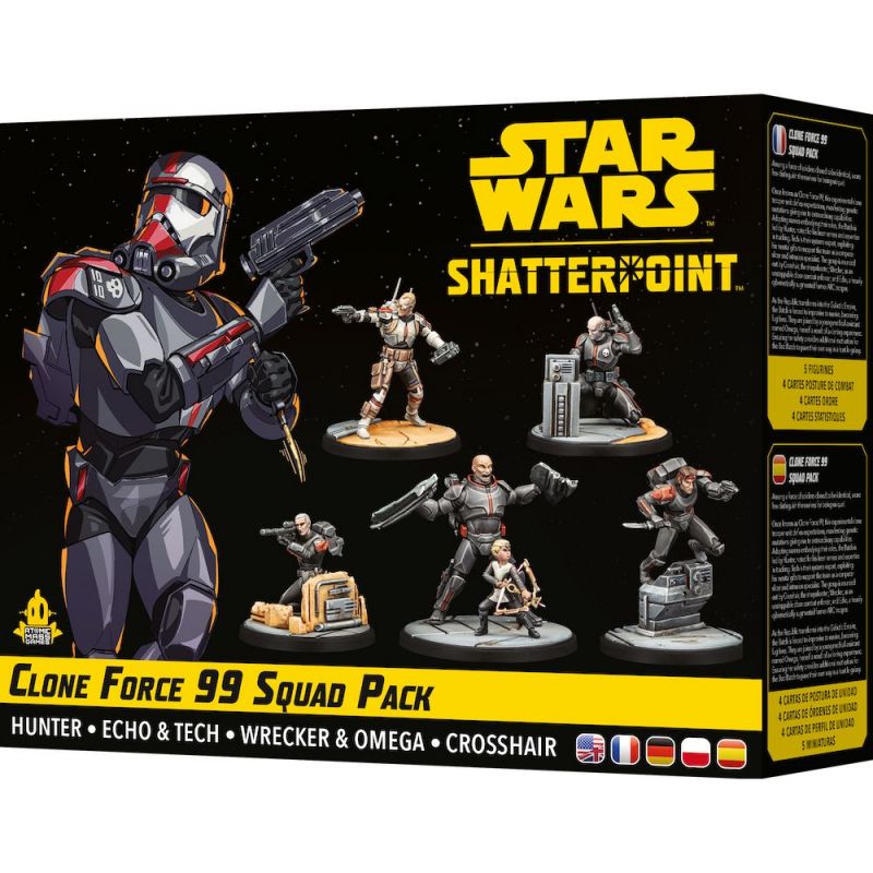 Star Wars Shatterpoint: Clone Force 99 Squad Pack for Ages 14 and up  from Asmodee